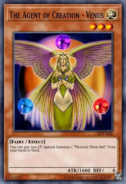 Edison Rulings for The Agent of Creation - Venus